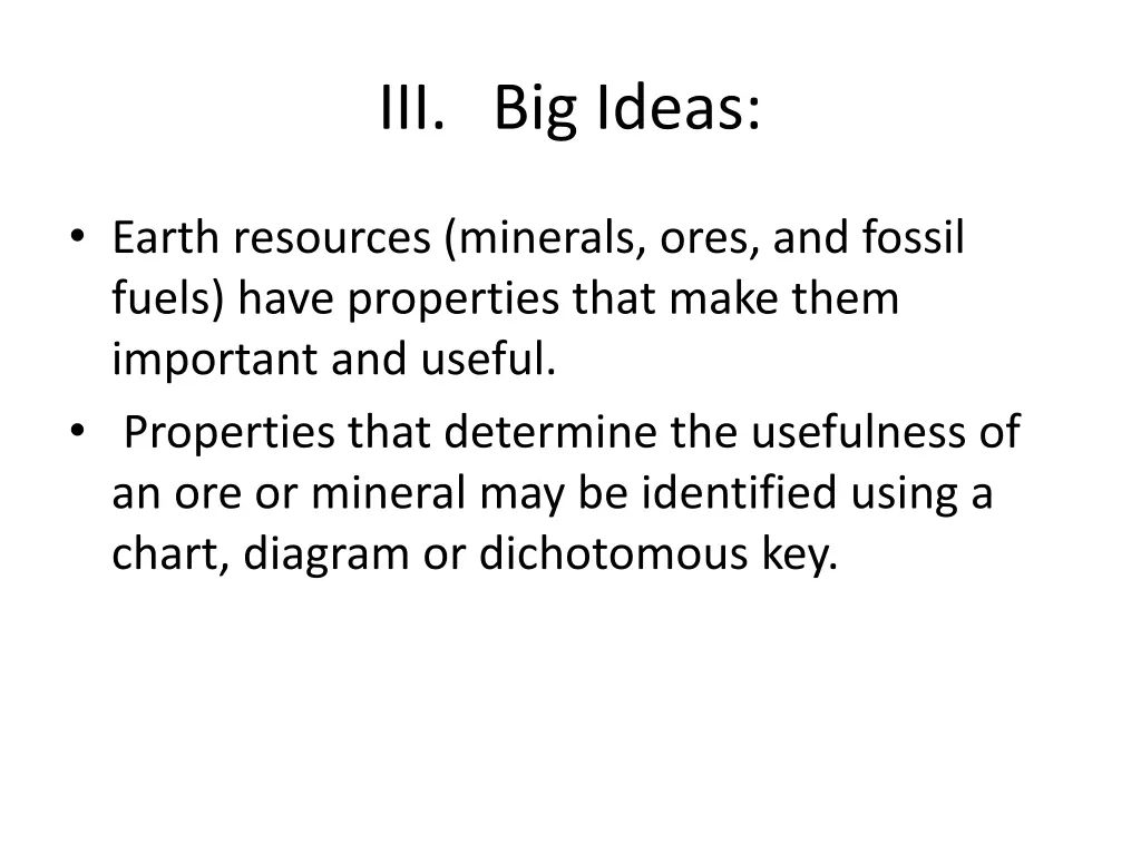 iii big ideas