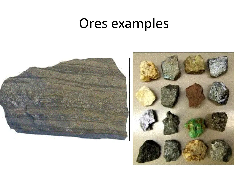 ores examples