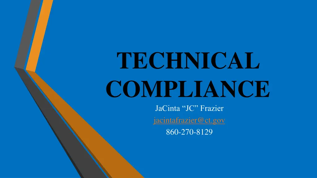 technical compliance jacinta jc frazier