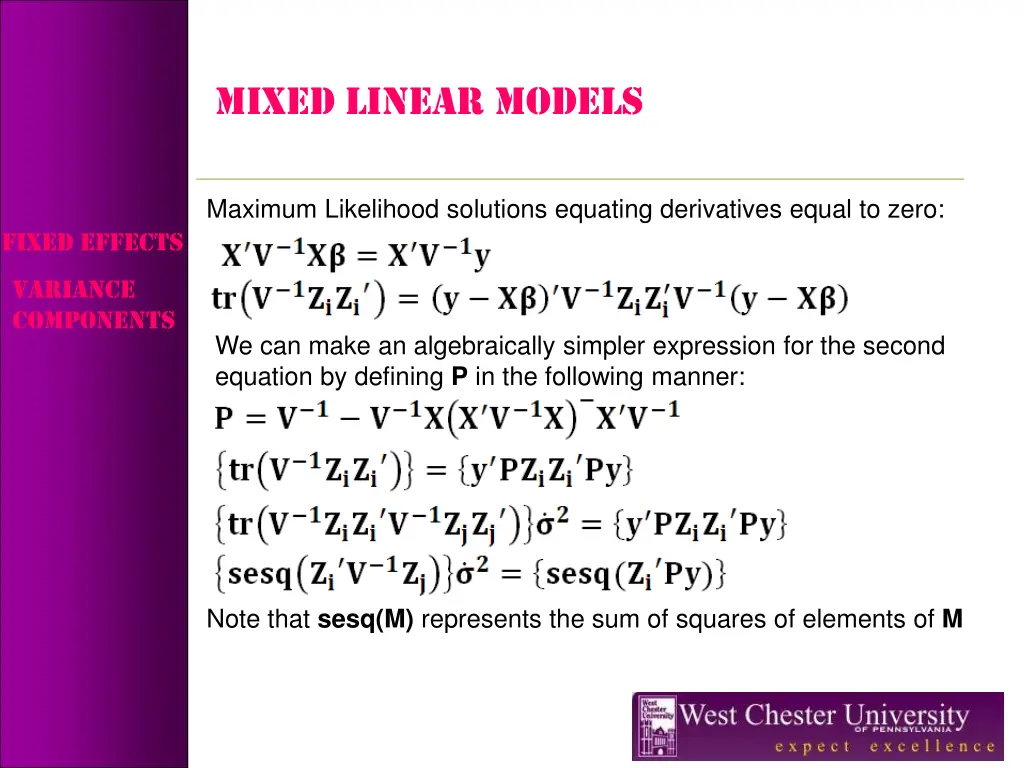mixed linear models 1