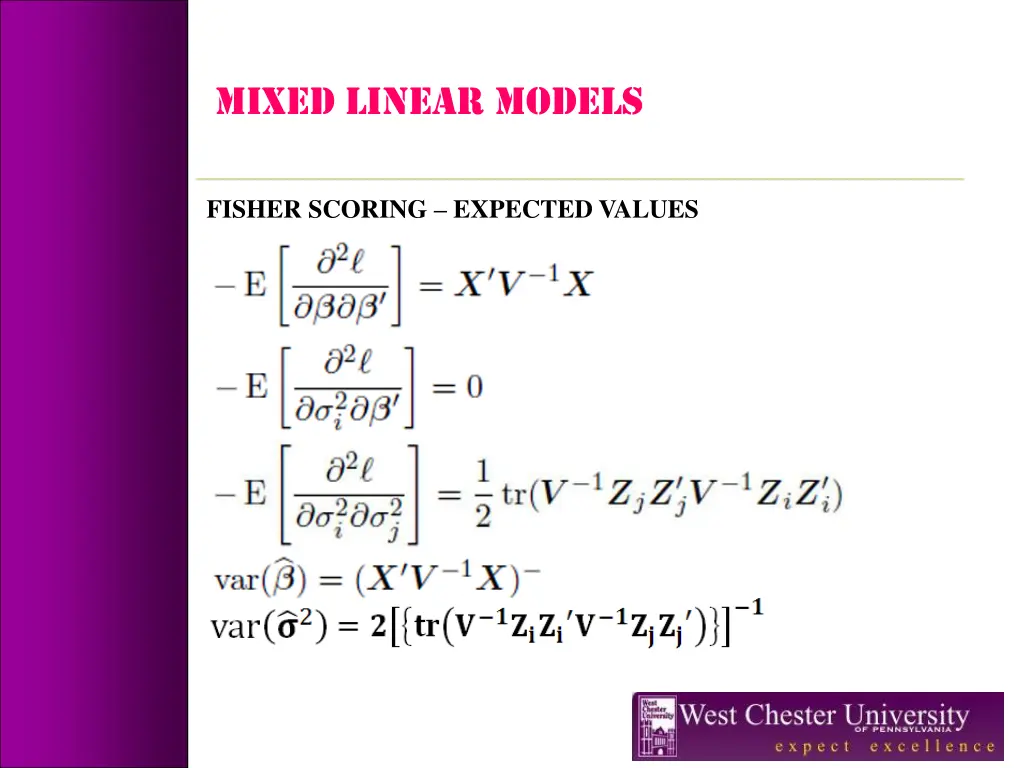mixed linear models 3