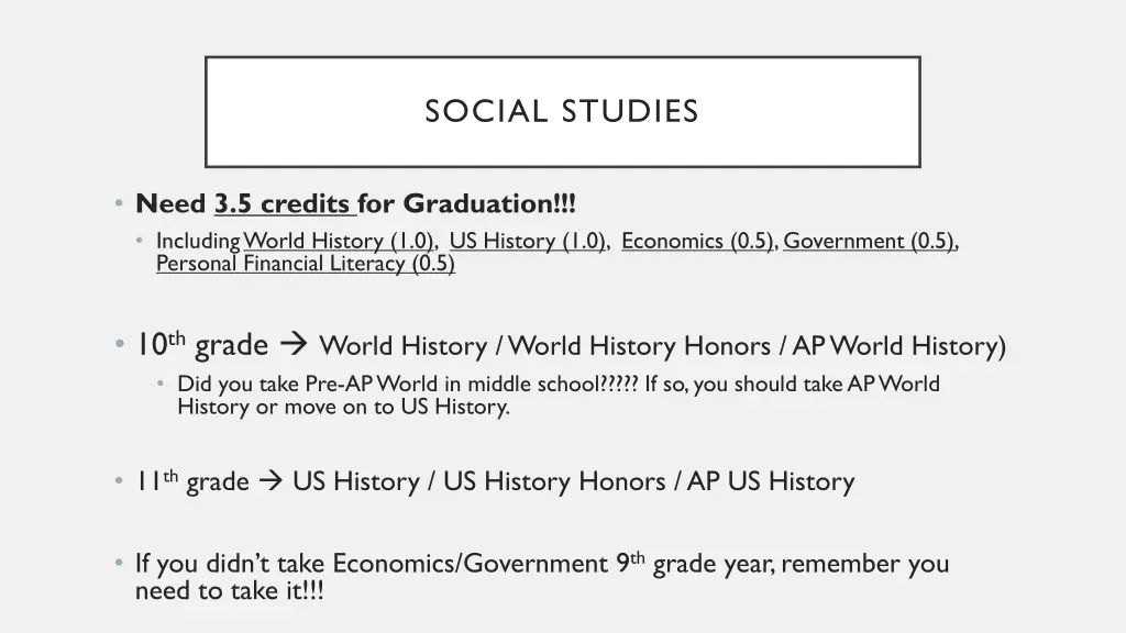 social studies