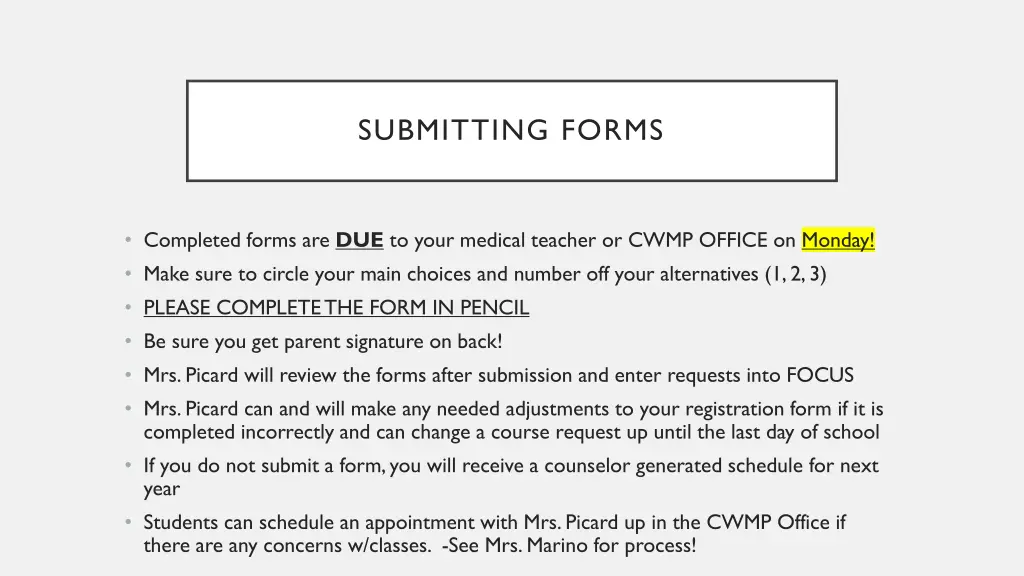 submitting forms