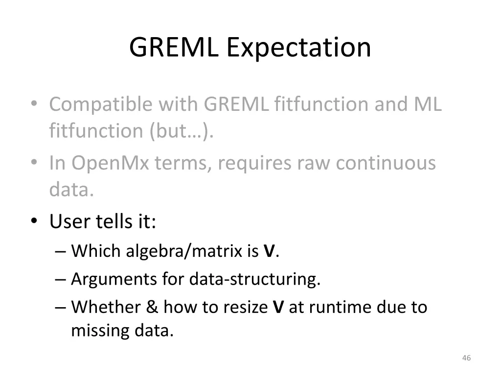 greml expectation 1