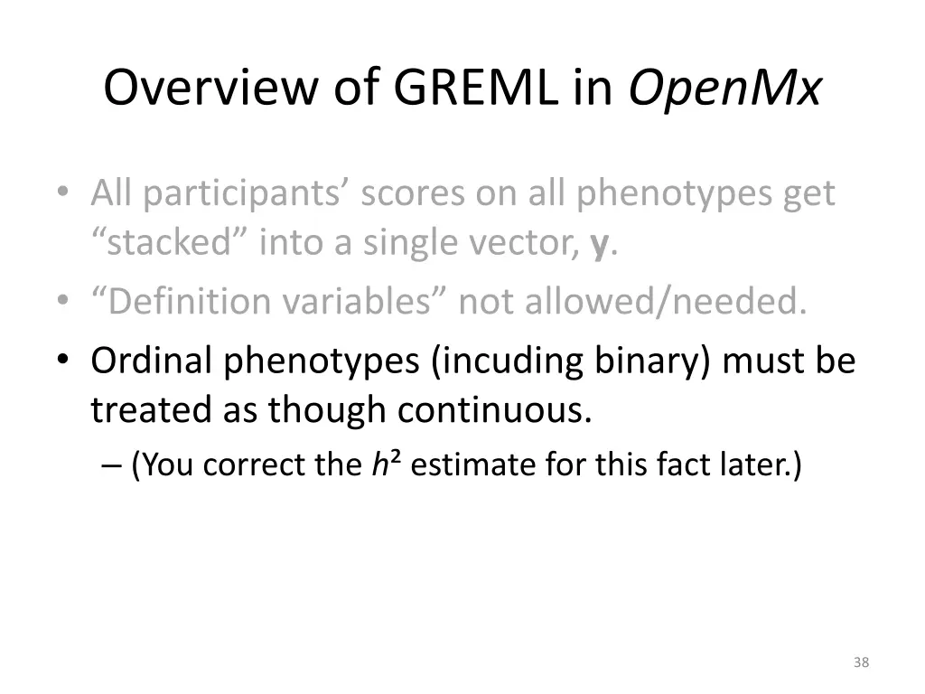 overview of greml in openmx 2