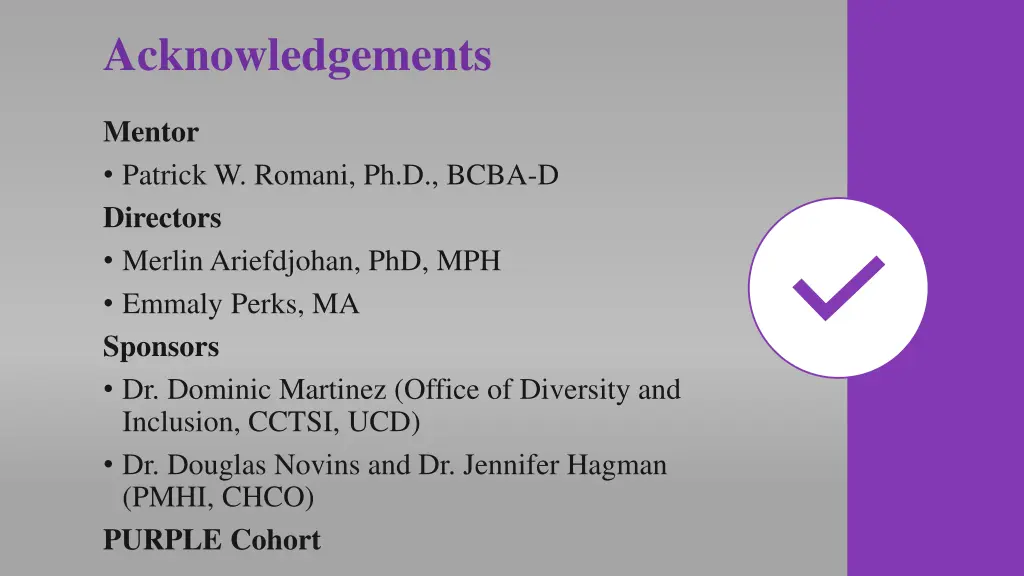 acknowledgements