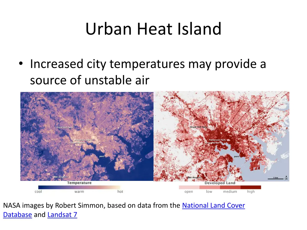 urban heat island