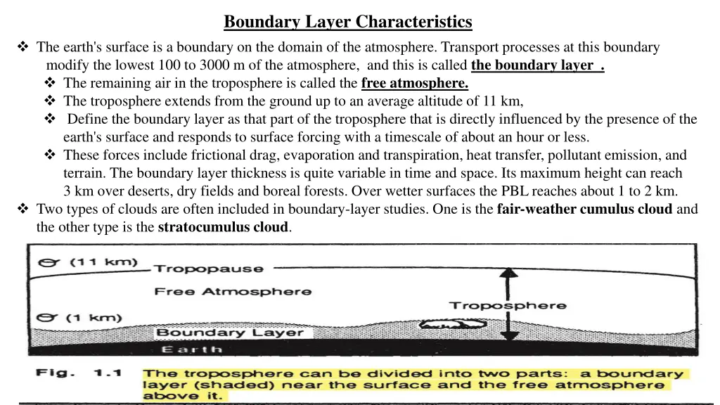 boundary layer characteristics 1