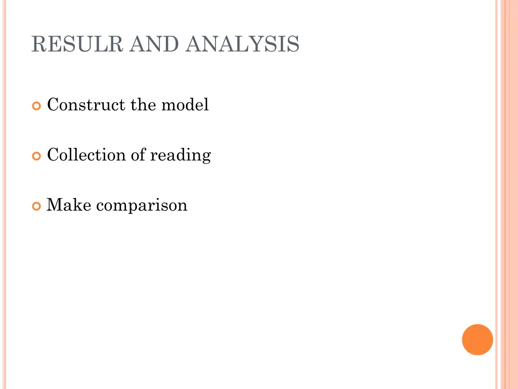 resulr and analysis