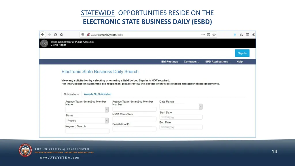 statewide opportunities reside on the electronic