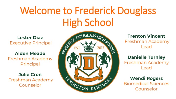 welcome to frederick douglass welcome