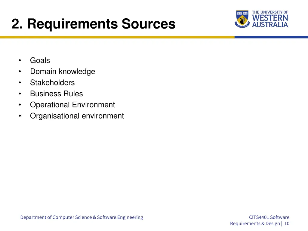 2 requirements sources