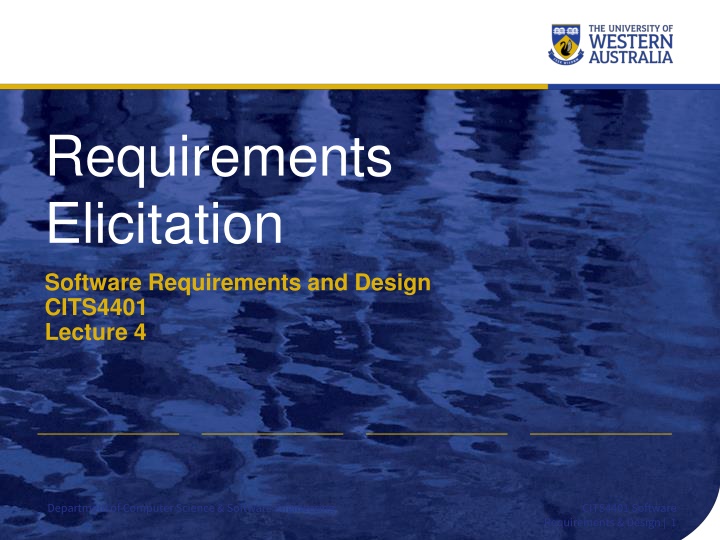 requirements elicitation
