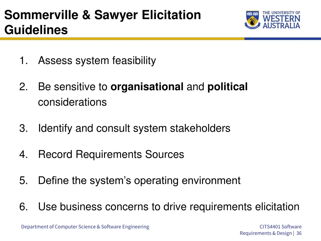 sommerville sawyer elicitation guidelines