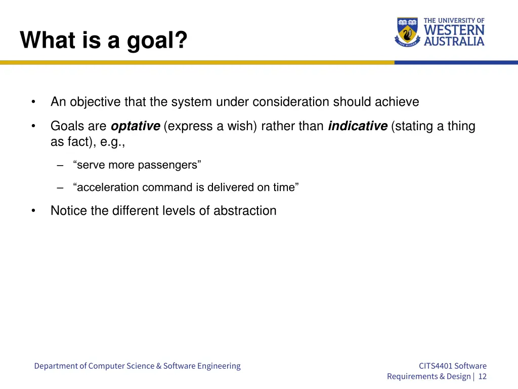 what is a goal