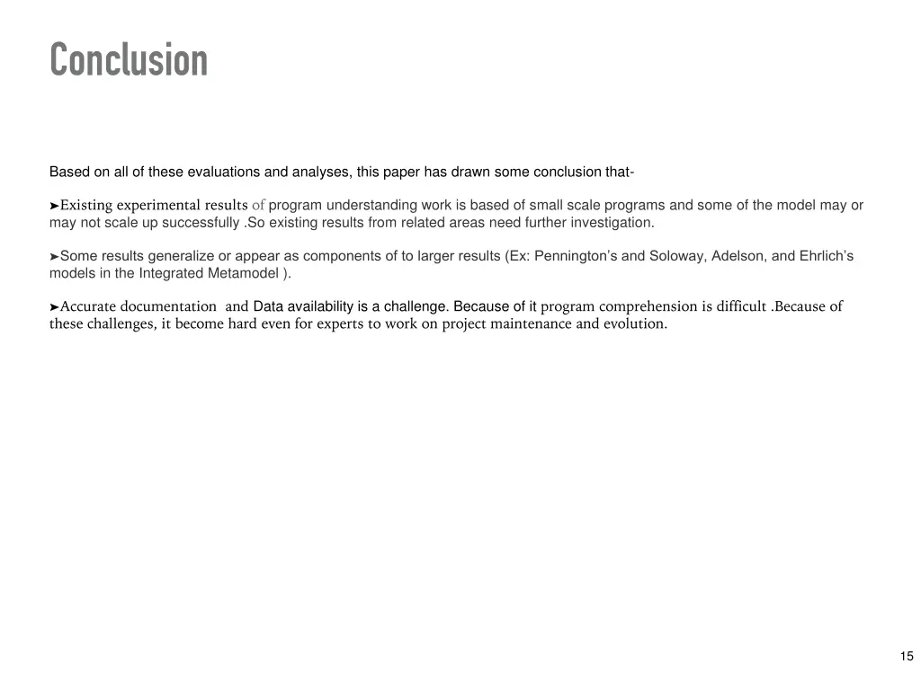 conclusion