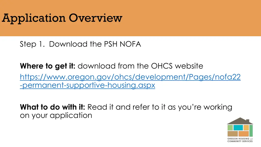 application overview