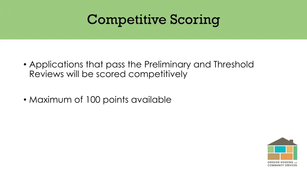 competitive scoring
