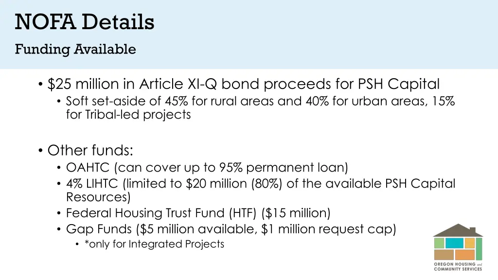 nofa details funding available
