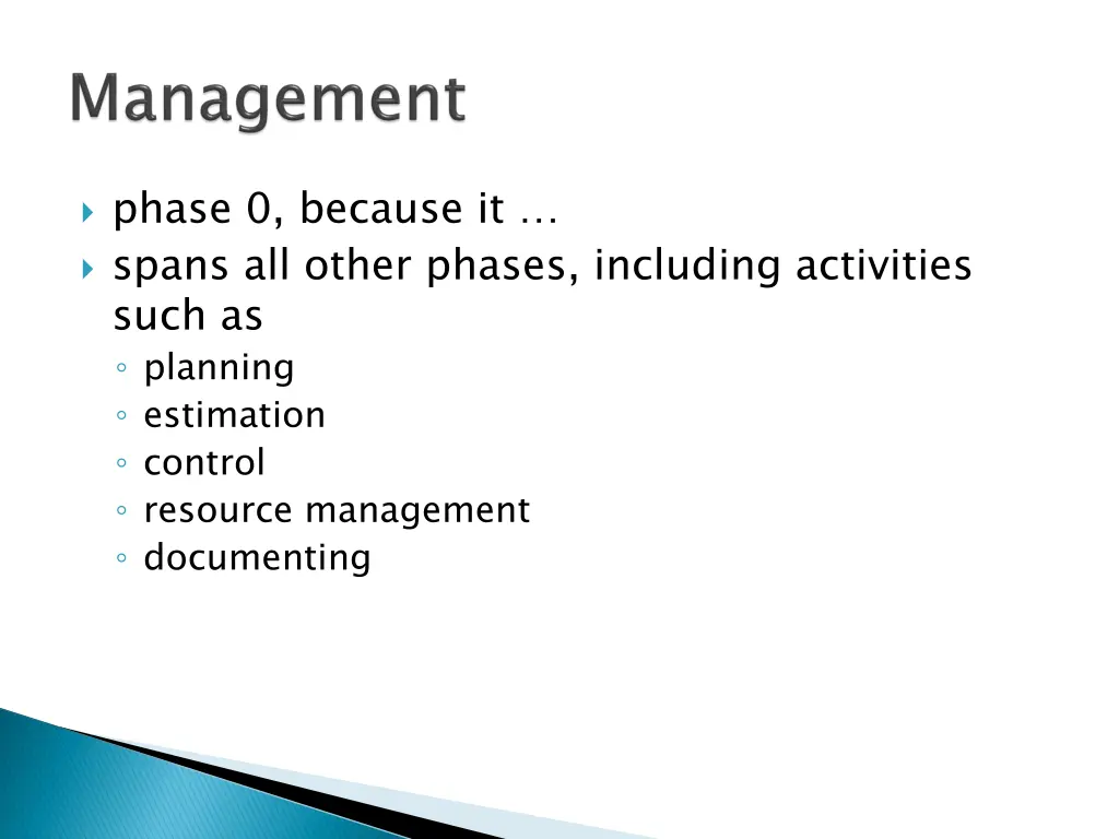 phase 0 because it spans all other phases