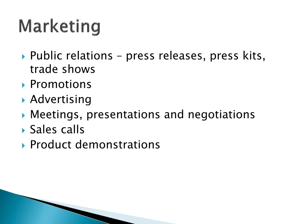 public relations press releases press kits trade