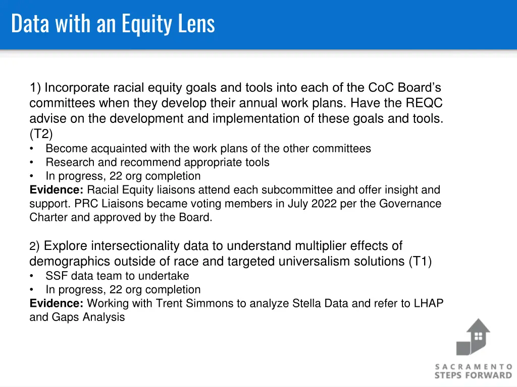 data with an equity lens