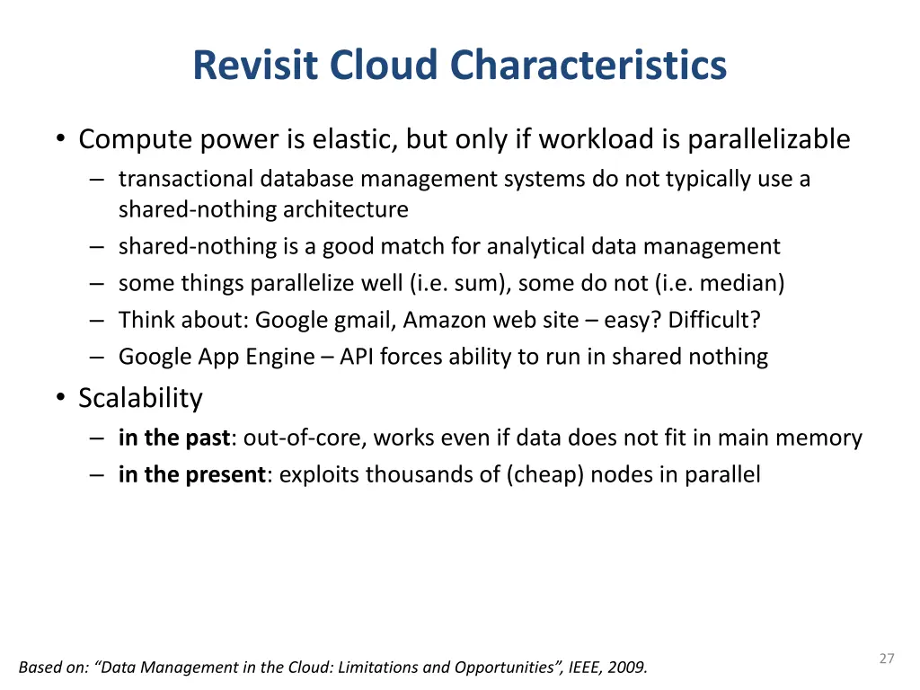 revisit cloud characteristics