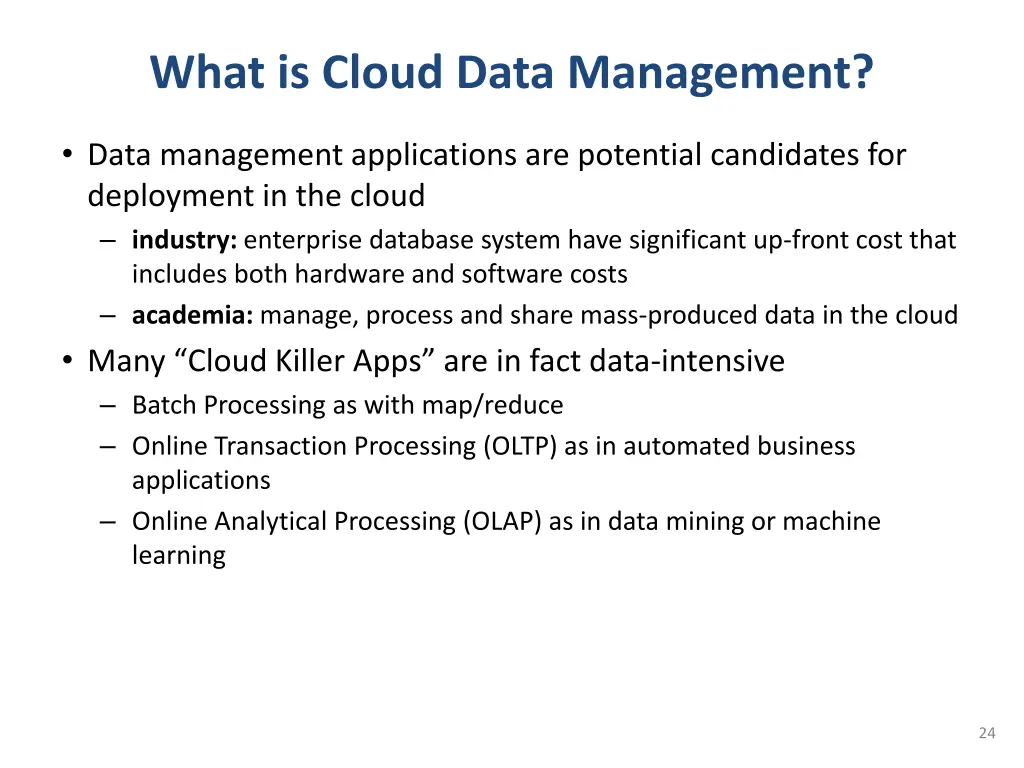 what is cloud data management