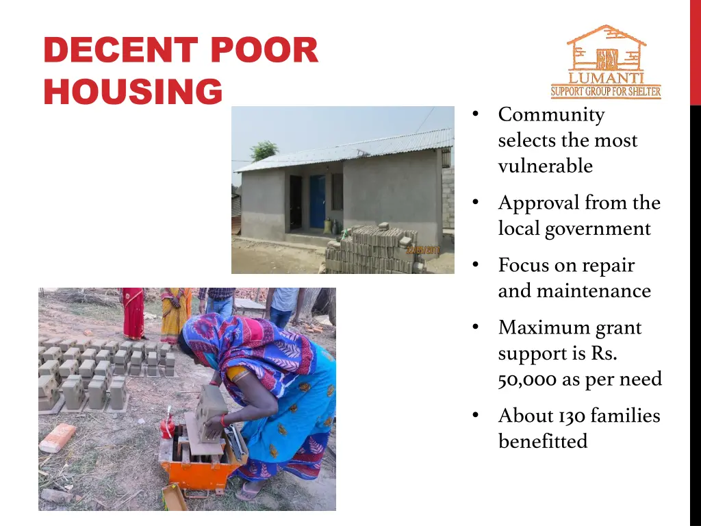 decent poor housing