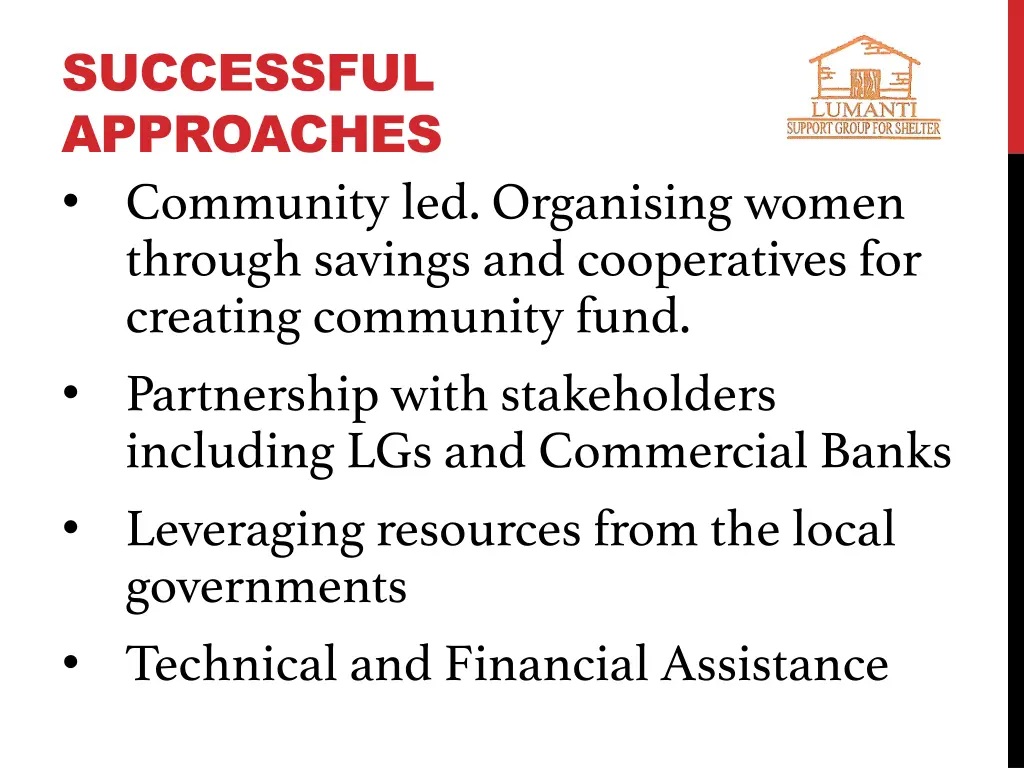successful approaches community led organising
