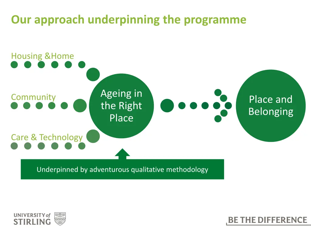 our approach underpinning the programme
