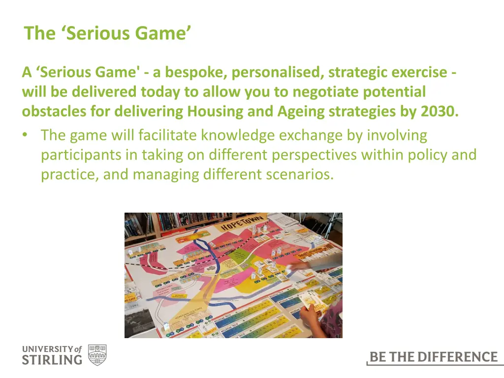 the serious game