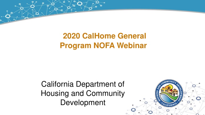 2020 calhome general program nofa webinar