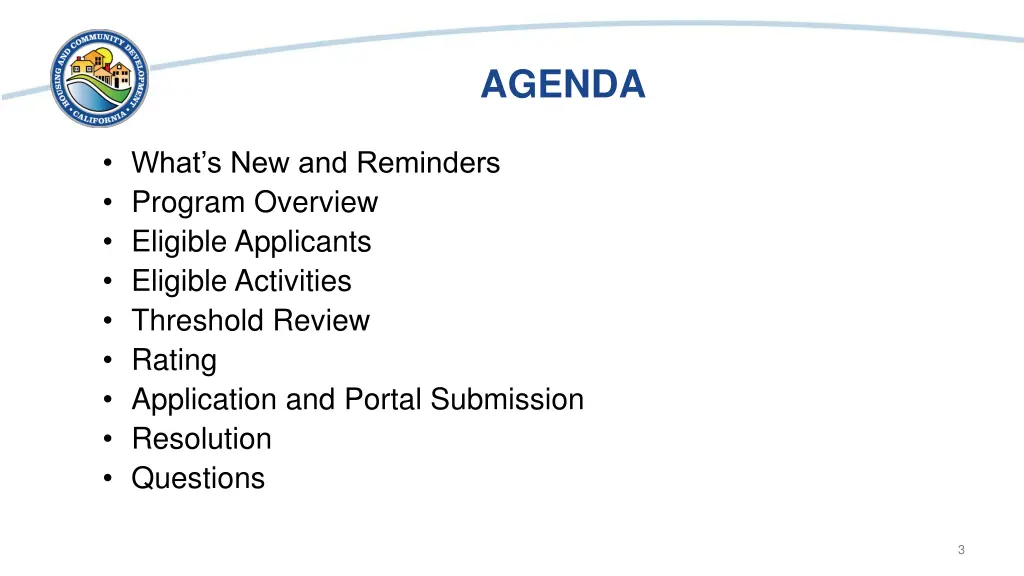 agenda