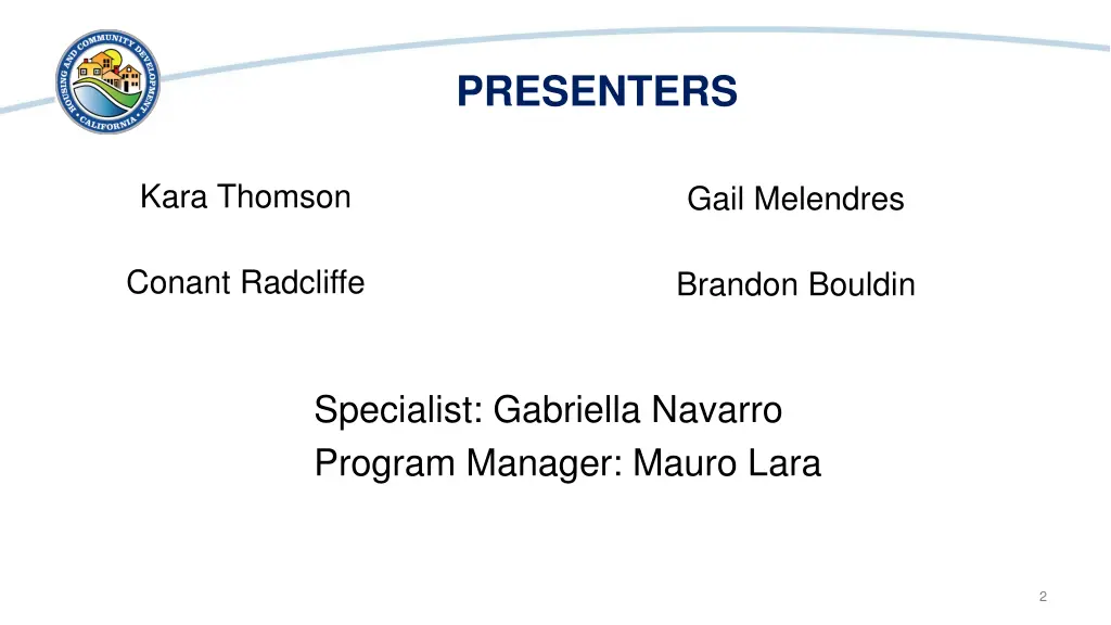 presenters