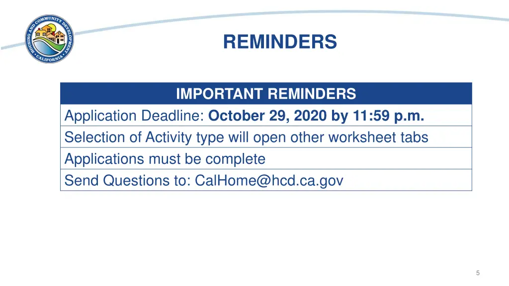 reminders