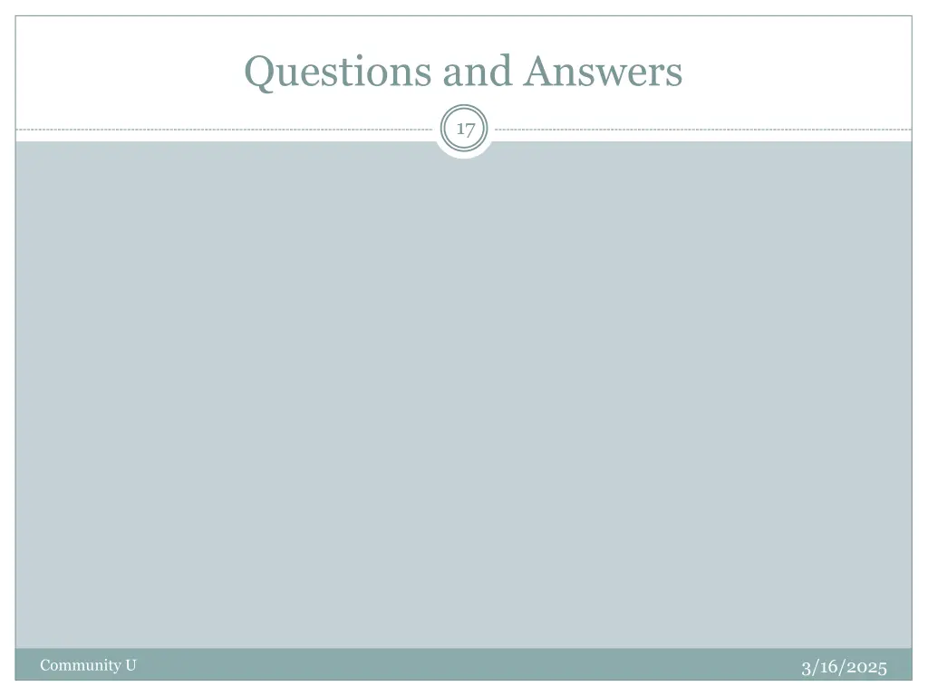 questions and answers