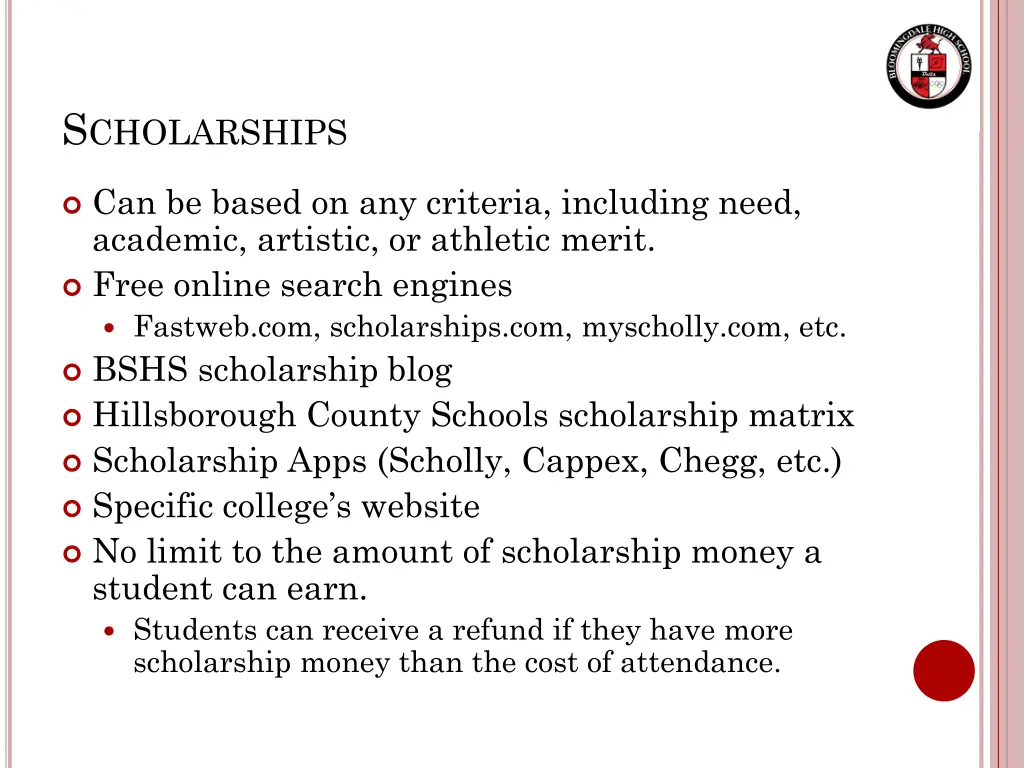 s cholarships