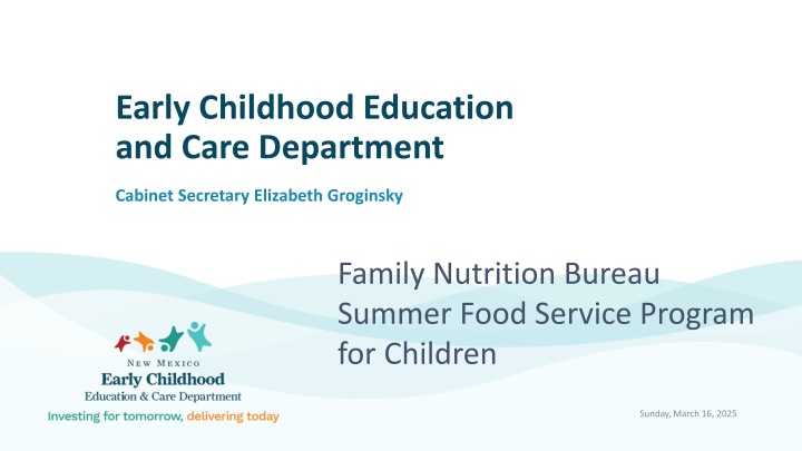 early childhood education and care department