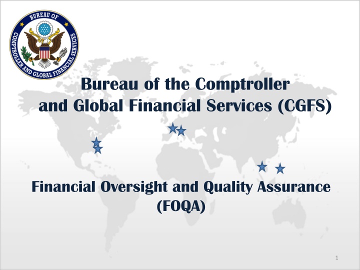 bureau of the comptroller and global financial