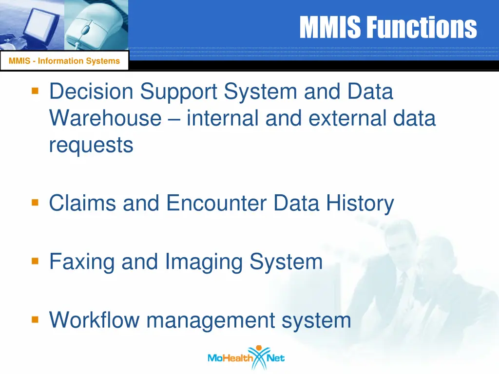 mmis functions 5