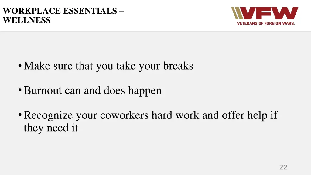 workplace essentials wellness