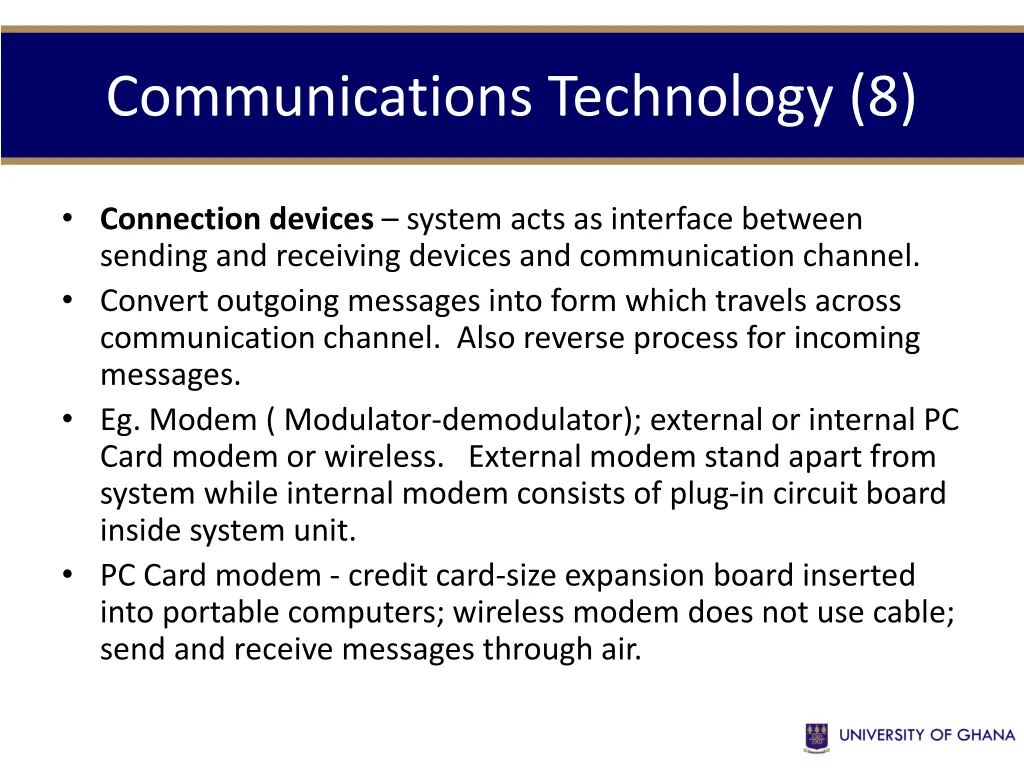 communications technology 8