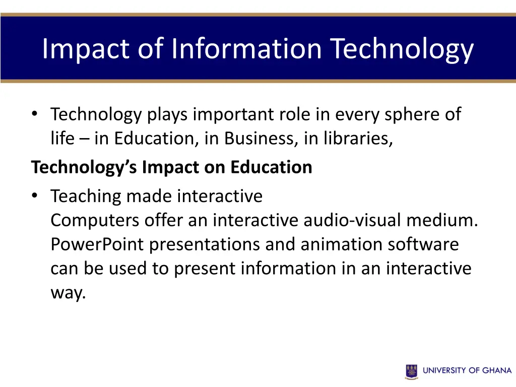 impact of information technology