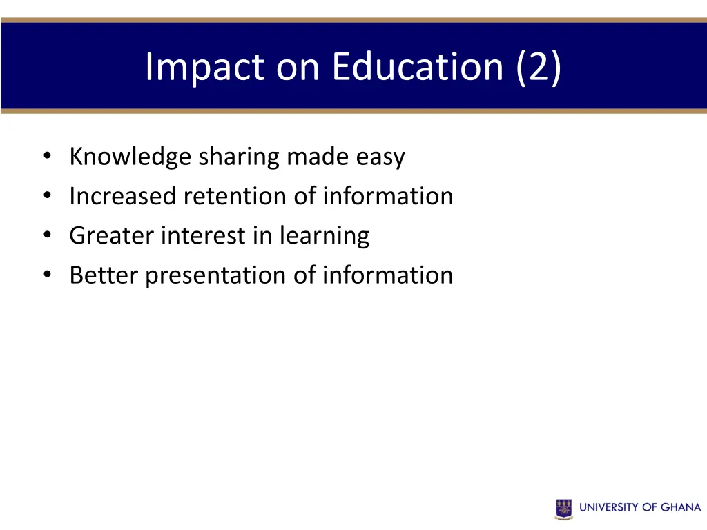 impact on education 2