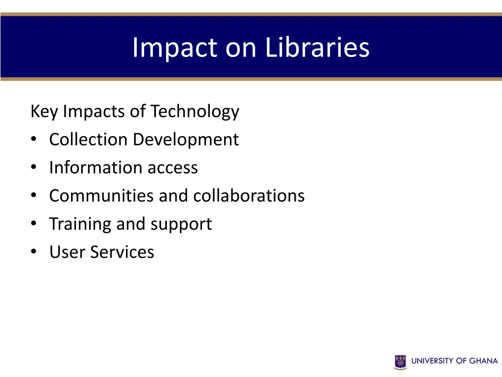 impact on libraries