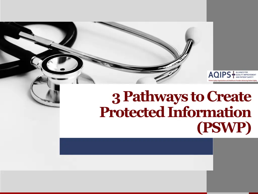 3 pathways to create protected information