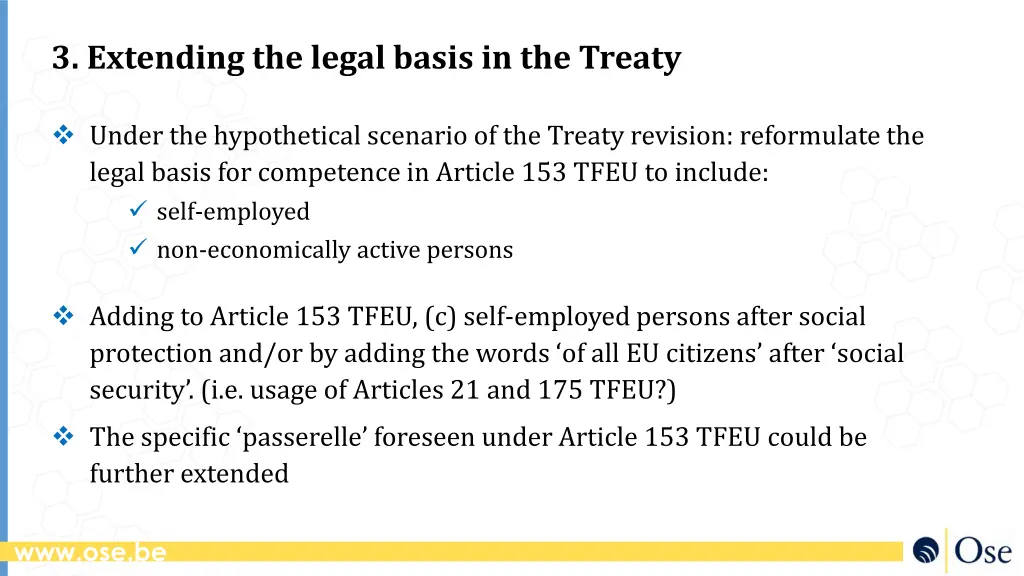 3 extending the legal basis in the treaty