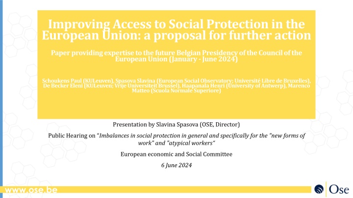 improving access to social protection