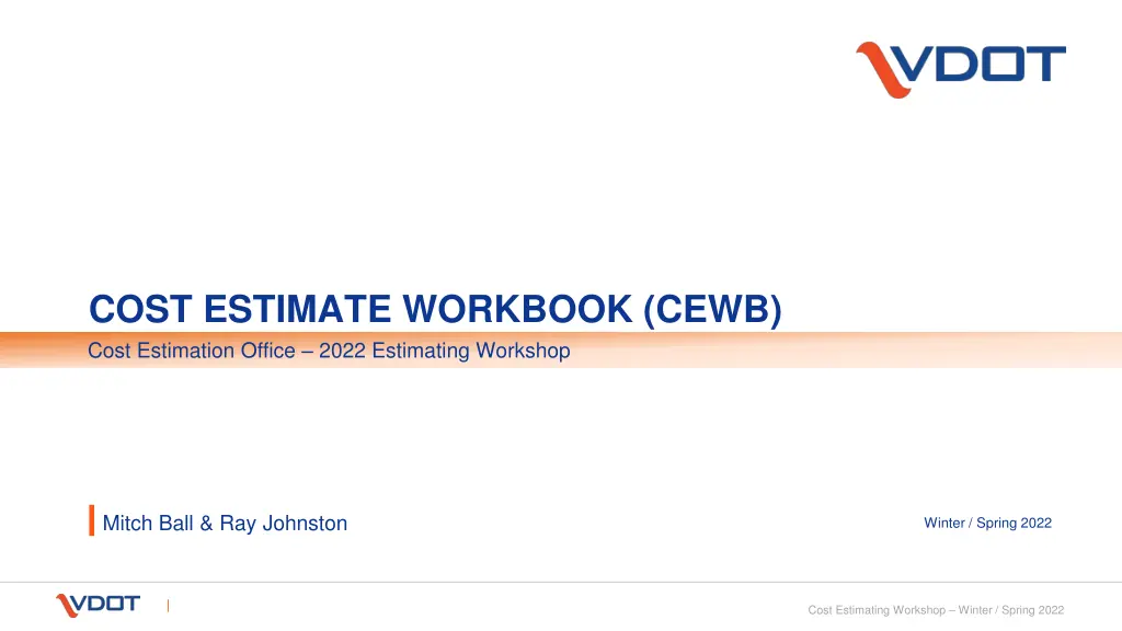 cost estimate workbook cewb cost estimation